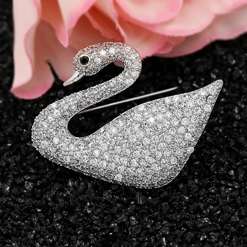 Rovaux  Swan Brooch for Women | Best Price UAE